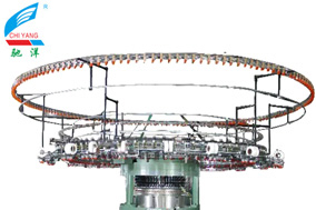 Double Jacquard with Auto Striper Circular Knitting Machine