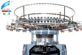 Double Jersey with Auto Striper Circular Knitting Machine