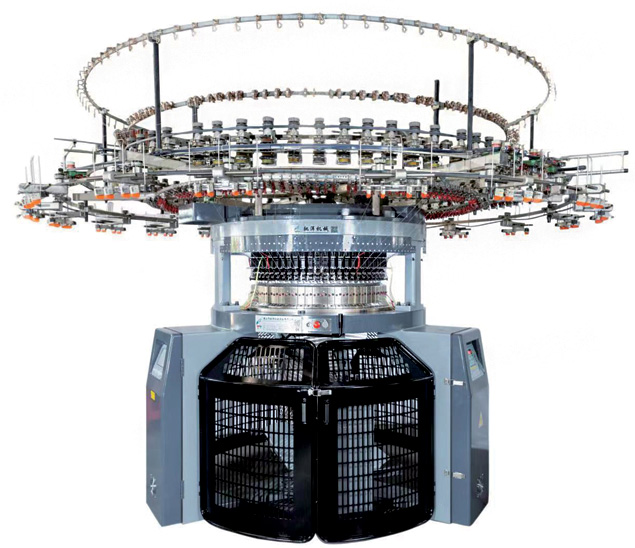 Double Jersey with Auto Striper Circular Knitting Machine