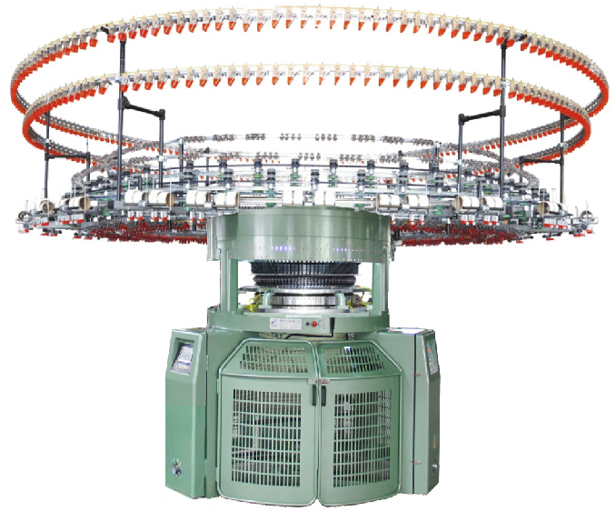 Single Auto Striper Circular Knitting Machine