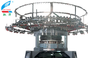 Single Jacquard with Auto Striper Circular Knitting Machine